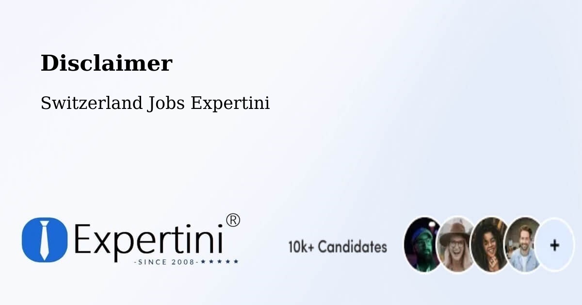 Disclaimer – Aarau - Switzerland Jobs Expertini